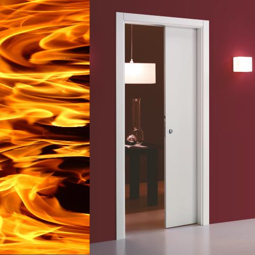 pocket door fire rated