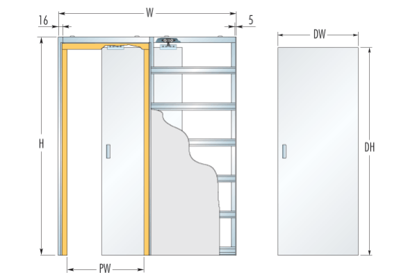 single glass dimensions