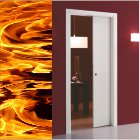 fire pocket door header